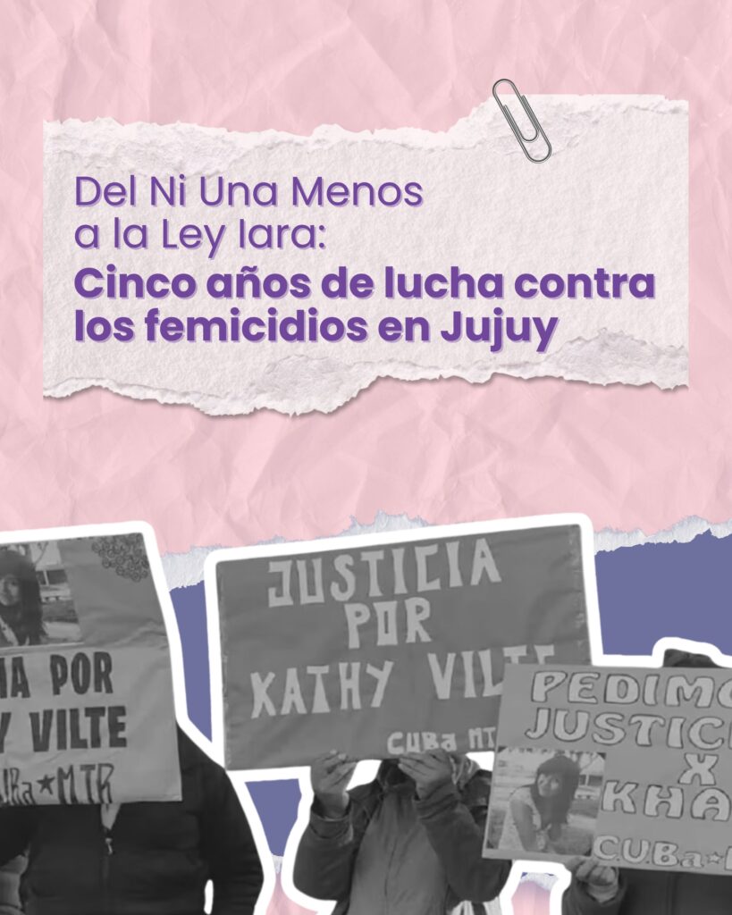 Del Ni Una Menos a la Ley Iara: Cinco años de lucha contra los femicidios en Jujuy